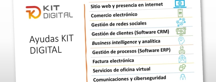 SI tu empresa tiene entre 3 y 9 empleados, ha llegado tu momento. Tienes hasta 6000€ para transformar tu negocio Desde el próximo 2 de septiembre estará disponible el KIT DIGITAL ¡Importante! Los bonos de Kit Digital se conceden por orden de solicitudes hasta que los fondos se acaben, por eso, es fundamental hacer el trámite lo antes posible. ¿Qué requisitos deben cumplir las empresas de 3 a 9 trabajadores para acceder al Kit Digital? Podrán ser beneficiarios de esta segunda convocatoria de Kit Digital las pequeñas empresas, microempresas y personas en situación de autoempleo con domicilio fiscal ubicado en España que cumplan los siguientes requisitos: Estar inscrito en el Censo de empresarios, profesionales y retenedores de la Agencia Estatal de Administración Tributaria o en el censo equivalente de la Administración Tributaria Foral, que debe reflejar la actividad económica efectivamente desarrollada a la fecha de solicitud de la ayuda, y tener la antigüedad mínima de 6 meses. No tener la consideración de empresa en crisis. Estar al corriente de las obligaciones tributarias y frente a la Seguridad Social. No estar sujeto a una orden de recuperación pendiente tras una decisión previa de la Comisión Europea que haya declarado una ayuda ilegal e incompatible con el mercado común. No estar incurso en ninguna otra de las prohibiciones previstas en el artículo 13.2 de la Ley 38/2003, de 17 de noviembre, General de Subvenciones. No superar el límite de ayudas de minimis. Disponer de la evaluación del Nivel de Madurez Digital de acuerdo con el test de diagnóstico. Desde JOVITEL lo gestionamos y ponemos en marcha todo, con la garantía del mejor partner posible para tu negocio como es TELEFÓNICA. ¿Hablamos? 23 agosto, 2022/por C.Manager Compartir esta entrada Para más información